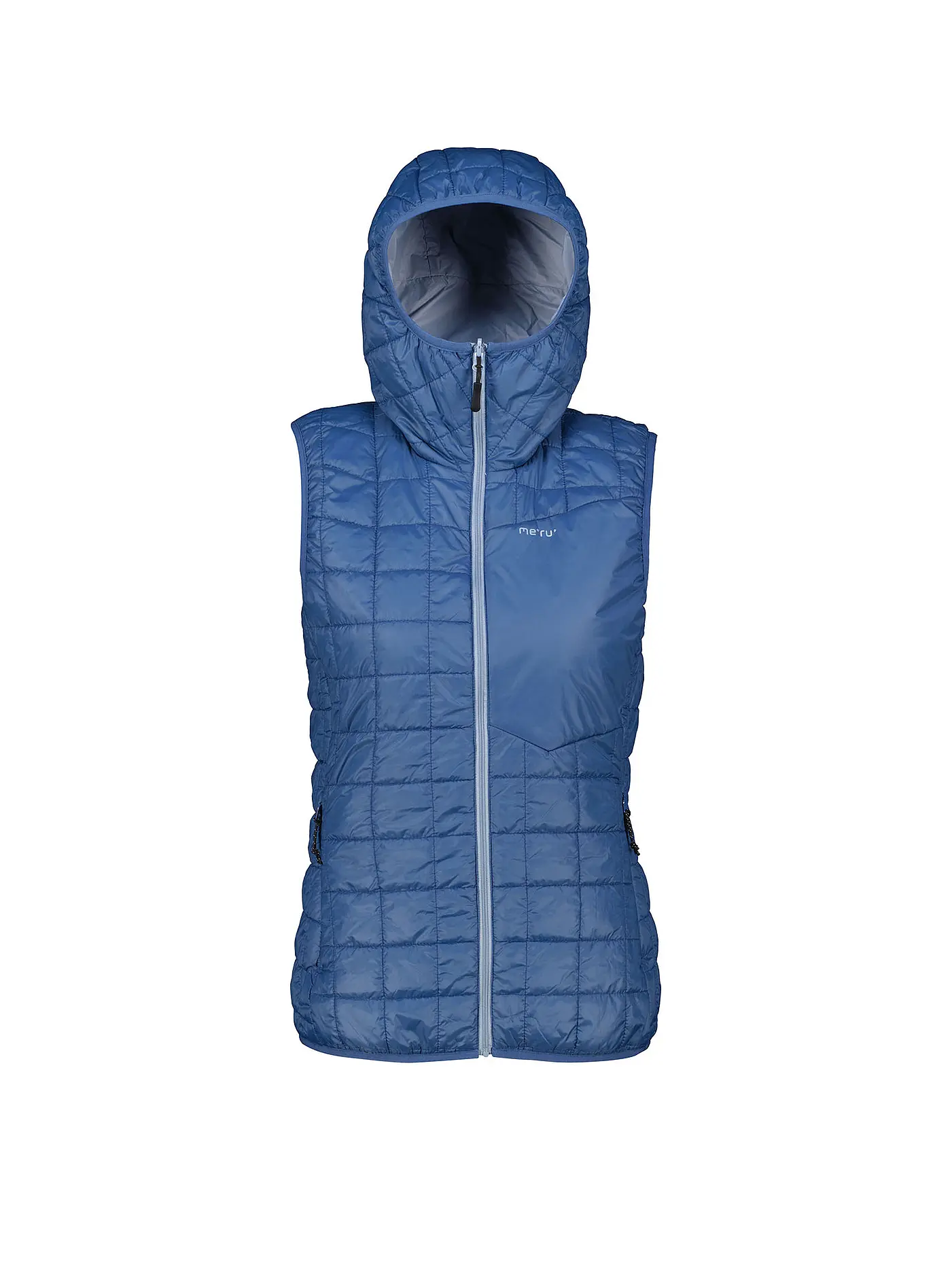 MERU | Damen Isoweste Naknek Hoodie | hellblau